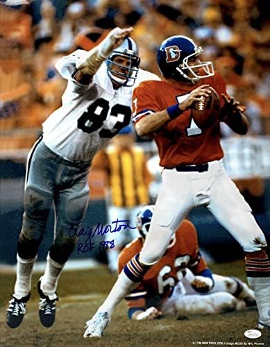 Craig Morton assinou 16x20 Photo Broncos JSA WP153278 com inscrição - fotos autografadas da NFL