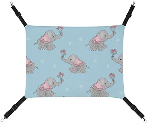 PET Hammock Octopus Cat Bed Bed com tiras ajustáveis ​​e ganchos de metal 16,9 x13