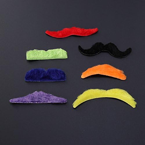 Soimiss Halloween 7 Cores Beards Fake PROM Supplies