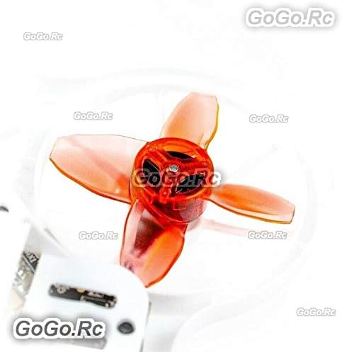 Gogorc emax Avan Tinyhawk TurtleMode 40mm hélice de 4 lâminas para 08025 Motor de drone vermelho