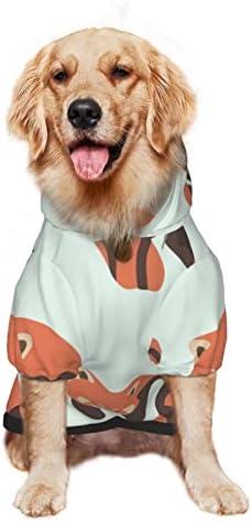 Capuz de cachorro grande, racacão fofo-gato-pânda, panor de roupas de estimação com chapéu de gato macio casaco x-large