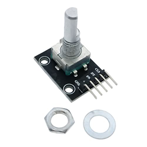 10GTEK 360 graus Módulo de codificador rotativo KY-040 Placa de sensor de tijolos compatíveis para Arduino Raspberry Pi,