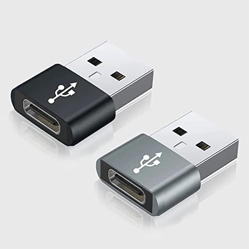 Usb-C fêmea para USB Adaptador rápido compatível com seu Sony G8441 para Charger, Sync, dispositivos OTG como teclado,