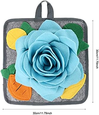 IPLUSMILE Lavagem lavável Ranta de coelho Rabbit Mat Pet Snuffle Mat Pet Pet interativo Mat Sniffing bloce com alça de