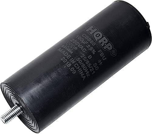 HQRP 100UF 250VAC CBB60 RUN Capacitor se encaixa maxus, oeste, artesão, kobalt, speasaire, ridgid compressor de ar listado