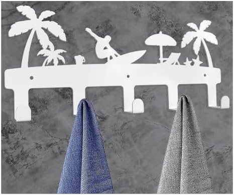 Piscina de toalha de praia para banheiro suporte de parede de parede Towel