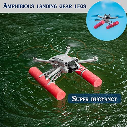 Equipamento de aterrissagem e equipamento de desembarque da perna e água para DJI mini 3 Pro, acessório de drone leve seguro,