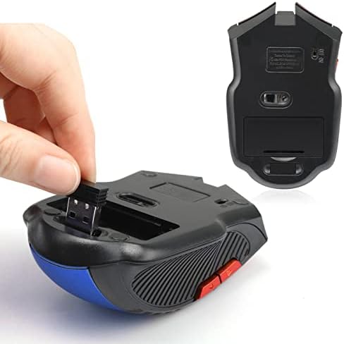 Mouse de mouse sem fio de 2.4 GHz com o Receptor USB Gamer 1600DPI 6 Button Mouse for Computer PC Acessórios para