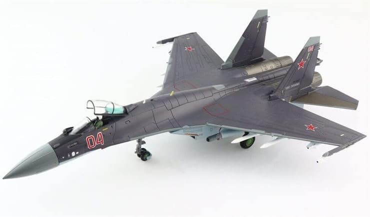 Hobby Master Su-35s Flanker E Red 04/RF-95241, Força Aérea Russa, setembro de 2019 Edição limitada 1/72 Aeronave Diecast Modelo
