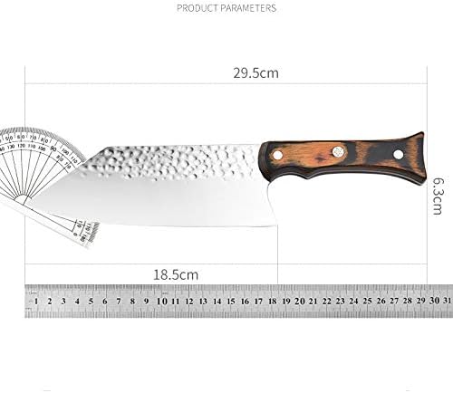 Faca de Cleaver Crivers, Cleaver de Carne, Faca do Chef Aço Alemão Aço Limpa Aunha