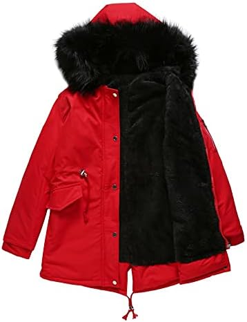 Jackets de poliéster Mulheres sólidas Zip Full Parka Sleeve Spring Leisure Extra muito longa com Cap Business