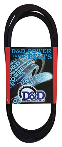 D&D PowerDrive SPZ912 V Cinturão, 10 mm x 912 mm LP, seção transversal do cinto SPZ, comprimento de 912 mm, borracha