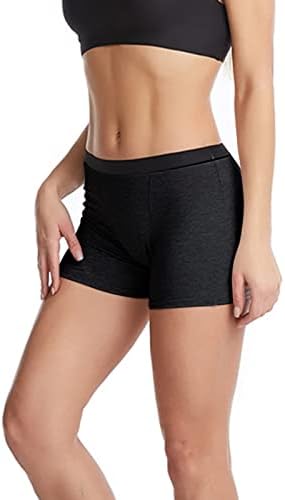 Calcinha de shorts de menino absorvente cueca de boxe para proteção de biquíni atlética de proteção diária e noturna