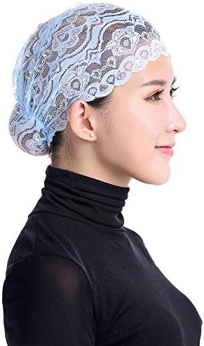 Enrole o capacete de cabelo de renda de turbante Mulheres Mulheres com perda de cabeça Cap -hat Hat Hap