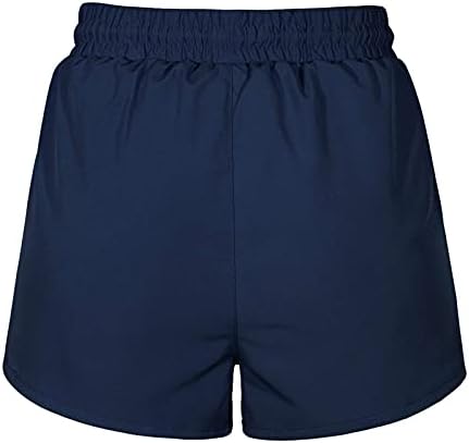 Shorts para mulheres de verão casual salão de cintura alta