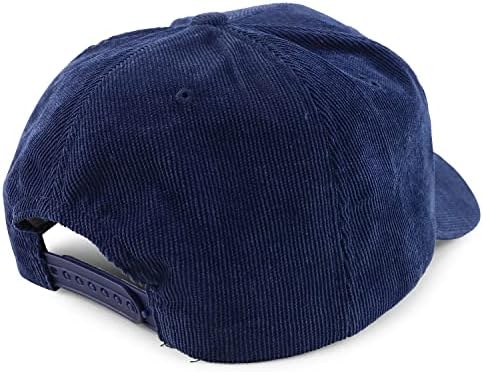 Loja de vestuário moderna de grandes dimensões XXL Corduory Bill Curved Bill Snapback Baseball Cap