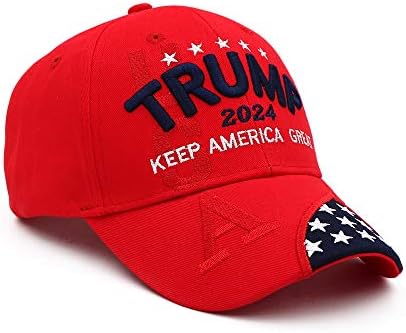 Idealforce Trump Hat 2024 Camo ajustável bordado Trump 2024 Baseball Cap