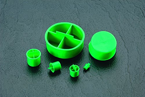 CAPLUGS QOT241AG1 PLÁSTICO PLÁSTICO PARA TIPO DE ESTILO TIPO K. OT-24, PE-LD, Cap od .88 Plug ID 1.020, verde