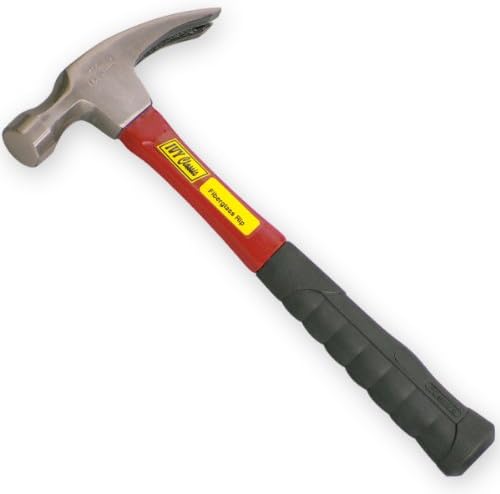 Ivy Classic 15116 16 oz. Hammer de fibra de vidro jaqueto de garra, alça de alça de grip Power Pro