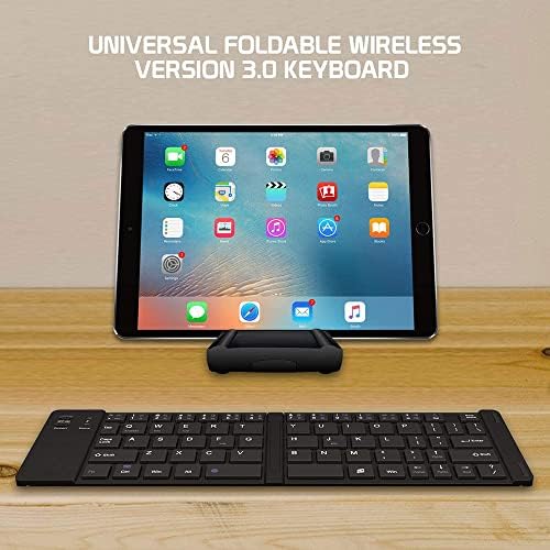 Funciona da Celllet Ultra Slim dobring -Wireless Bluetooth Teclado compatível com Spice Mobile Smart Flo Flo 4X com Holdrendand Phone