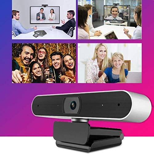 Webcam lkyboa com microfone, webcams de 1080p foco foco focada câmera da web de computador USB para PC Laptop Desktop