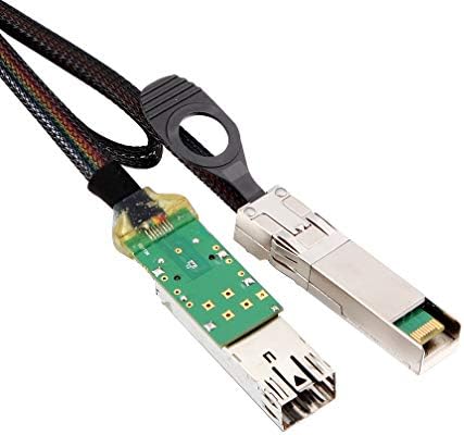 10g sfp+ para sfp+ extensor, com cabo plano de 3m em jaqueta de nylon, 55cm de comprimento