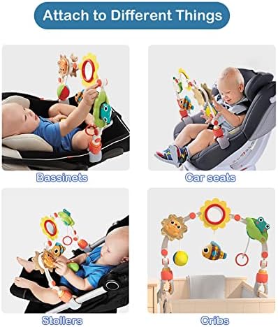 Borebo Baby Car Seat Toys Bar Arch Acessórios de Bounter