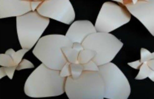Modelo de flor de papel Padrão de kit DIY faça seu próprio cenário de flores Cartão de decoração de planta de flor de flores