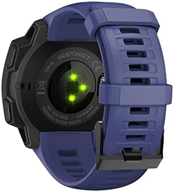 Ekins Silicone Strap Redunda rápida Banda de relógio de reposição para Garmin Instinct Watch 22mm wirstband
