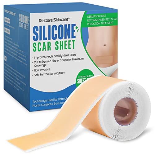 Lençóis de silicone, fita de cicatriz de silicone, tiras de remoção de cicatrizes para cicatrizes de acne cesariana