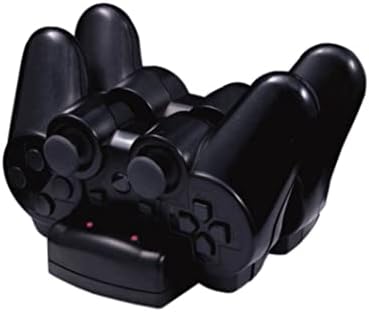 PS3/PS3 Move 2-in-1 Carregador PS3 Controlador sem fio, carregador de assento duplo PS3 Mova carregadores de docking Dual