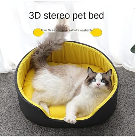 Aquecimento de gato de auto -aquecimento - cama de cachorro lavável canil gato casa 2 para um pequeno gatinho de gato de gato