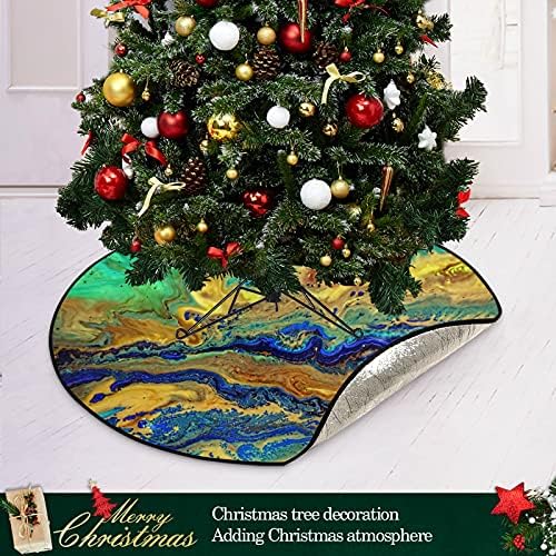 XIGUA Treça de Natal Mat abstrato Arte Camo CAMO Árvore de Natal Tapete de Natal Treça de Natal Decorações de festa em