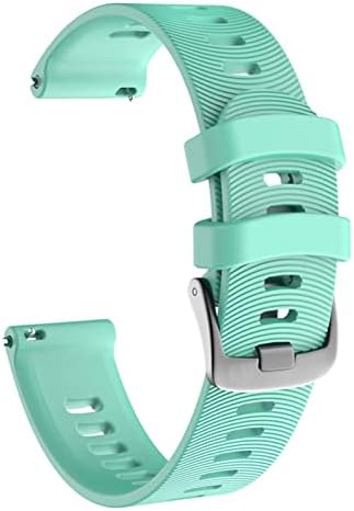 KFAA 20mm Sport Silicone Watch Band Strap for Garmin Forerunner 245 245m 645 Vivoactive 3 Vivomove HR Smart Bracelet Pulset