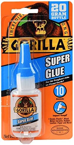 Gorilla Super Glue, 20 grama, clara,