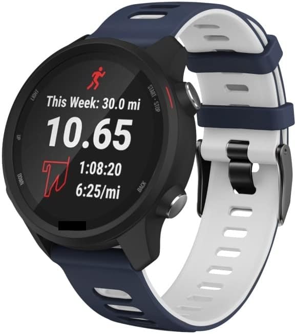 Sawidee 20mm 22mm de 22 mm para precursores de Garmin 245 645 55 3 cinta venu para o Samsung Galaxy Watch 3/4 Pulseira de silicone