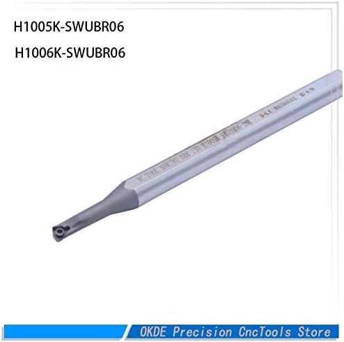 FINCOS H1005K-SWUBR06 Turno interno do suporte 93 Ferramenta de corte CNC ângulo, barra de chato indexível Hole pequeno