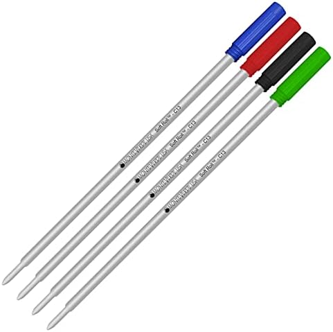 4 Pack Pack multi color Cross Ballpons Pen Recarias por Monteverde EUA