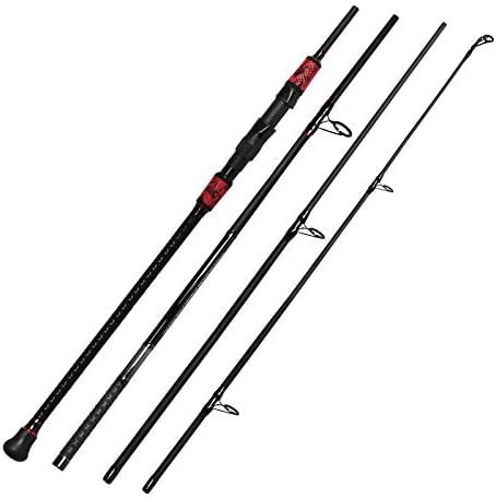 Fiblink Surf Spinning Fishing Rod Grafite Viagem Haste de pesca