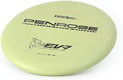 EV-7 Penrose Disc Golf Putter | Tocador exagerável de golfe de disco consistente | Fade confiável e vôo estável | Putter de golfe de