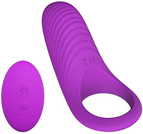 Anel de pau vibratório, controle remoto de 9 velocidades de pênis de 9 velocidades vibrador médico silicone à prova