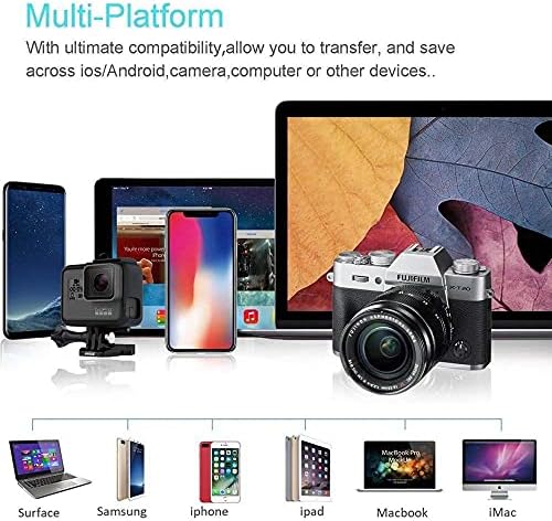 BOXWAVE SMART GADGET COMPATÍVEL com Samsung Galaxy Chromebook 2 360 - AllReader SD Card Reader, MicroSD Card Reader SD