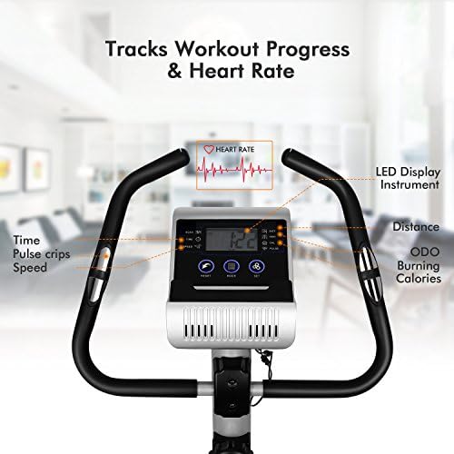 Anchonete de bicicleta vertical, bicicleta de exercício de resistência magnética para exercícios de cardio ciclismo interno