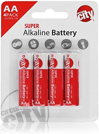 Circuit City Essential AA Alcalino de alto desempenho baterias