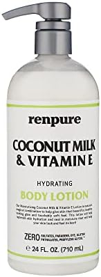 Renpure Originals Coconut Milk & Vitamin E Loção corporal, 24 onças