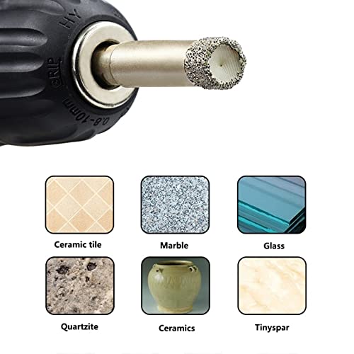 Diamond Drill Bit 6/8/10/20/14mm Cutter de serra de ladrilho para marmore de marmore de vidro Brick Tile Ceramic Concrete Drilling 1pcs