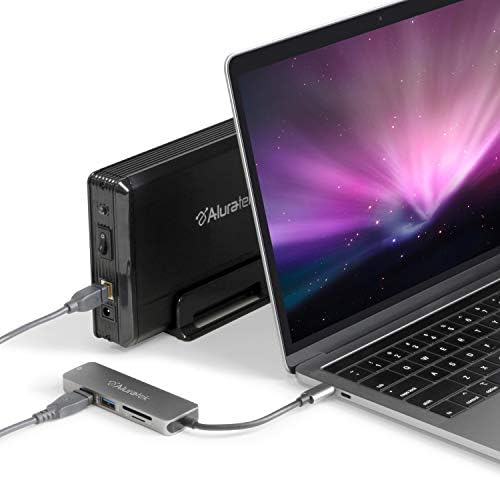 Aluringk USB tipo C Multimedia Hub & Card Reader com HDMI