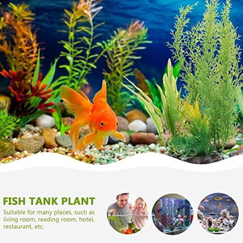 IPETBOOM 2PCS Plantas de aquário artificial Plantas de peixes Plantas de peixe Plastic Plant Plant Aquarium Decorações de