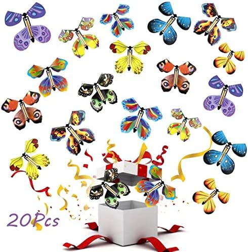 Borboleta voadora da ECJWEI, Flutter Flyers Butterflies, Encontrar borboleta para crianças meninas meninas de Natal