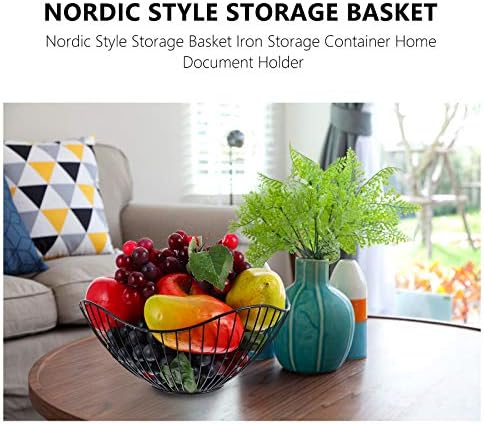 Besportble Nordic Style Storage Besta de armazenamento de armazenamento Home Document Holder 1pc